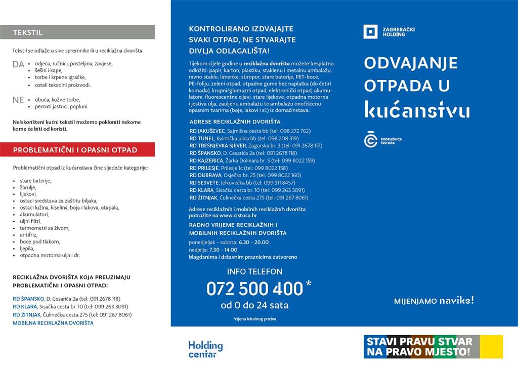 ODVAJANJE OTPADA u kućanstvu